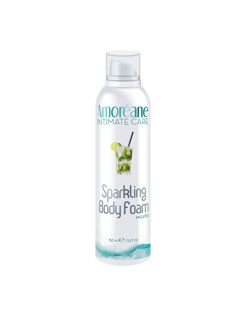 Mousse massage crépitante Mojito Menthe - Amoréane