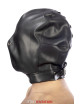 Cagoule BDSM fermée simili cuir - Fetish Tentation