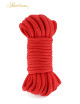 Corde de bondage rouge 10m - Sweet Caress