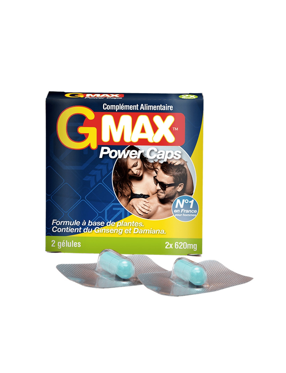 G-Max Power Caps Homme (2 gélules)