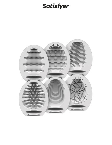 Pack de 6 Satisfyer Eggs assortis