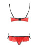 Ensemble lingerie seins nus Cherry - Passion