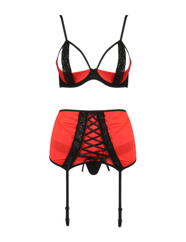 Ensemble lingerie à jarretelles Femmina - Passion