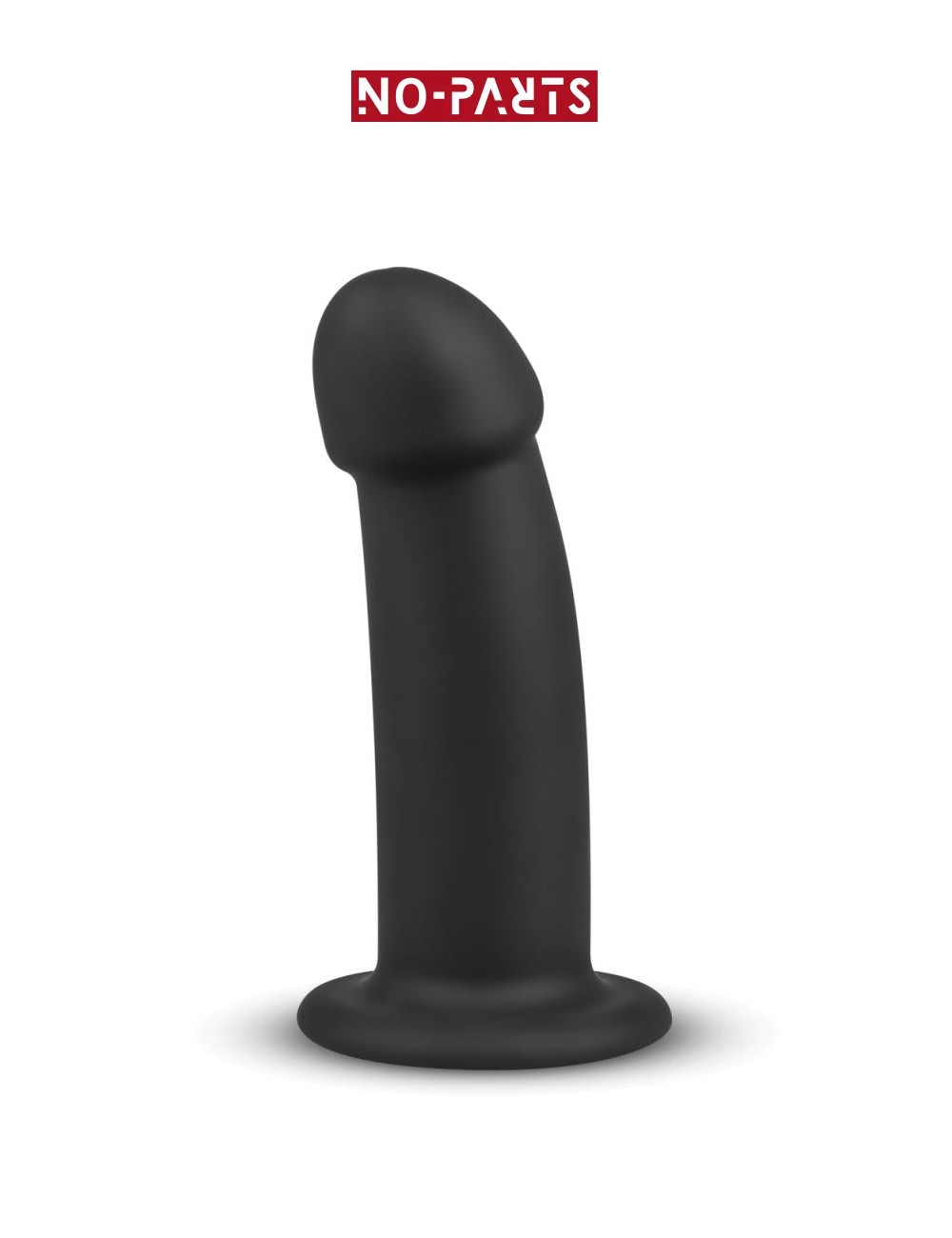 Gode ventouse noir Charlie 14,5 cm - No-Parts