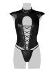 Corsage lacé sexy fetish - Grey Velvet