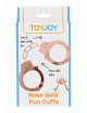 Menottes métal rose gold - Toy Joy