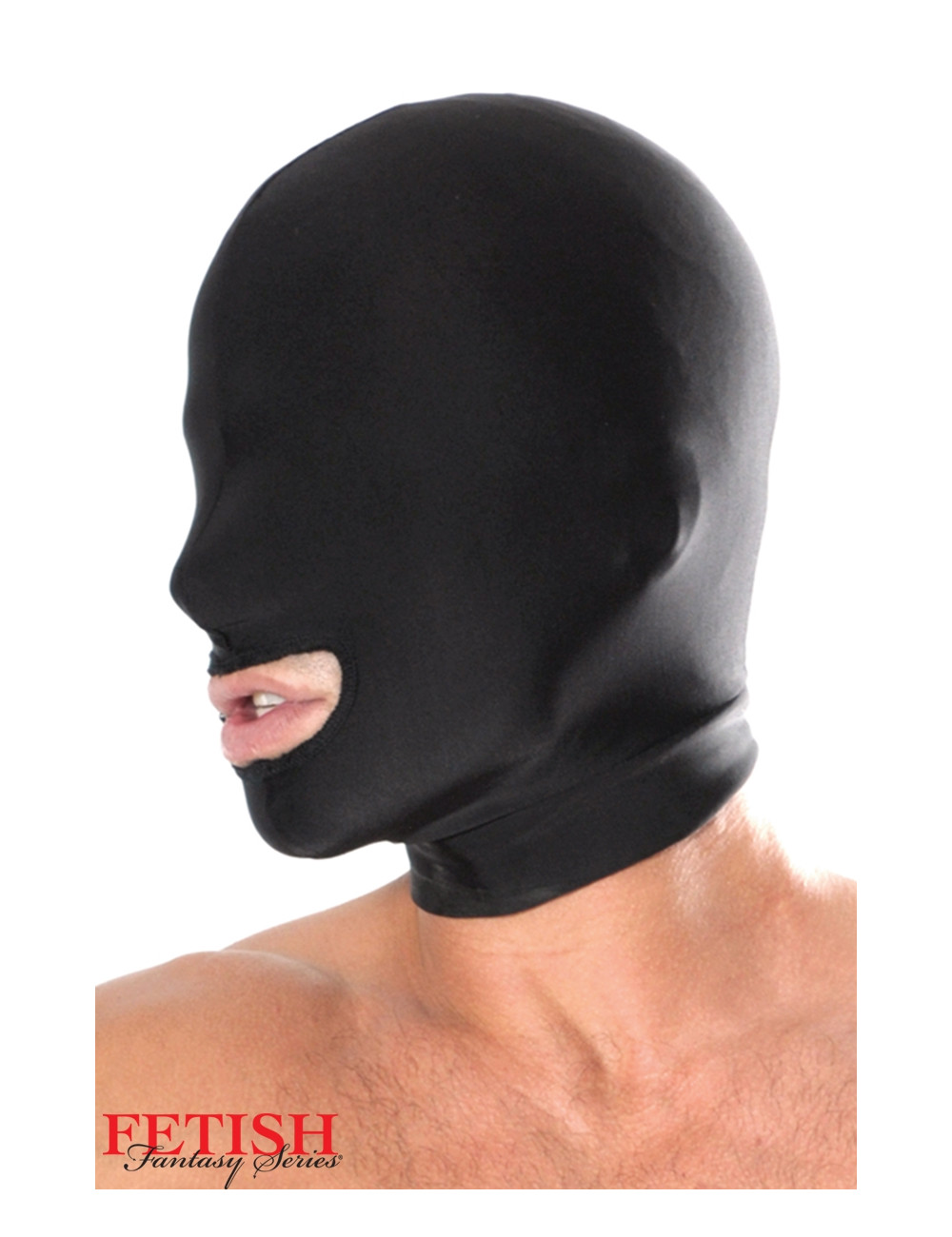 Cagoule spandex bouche ouverte