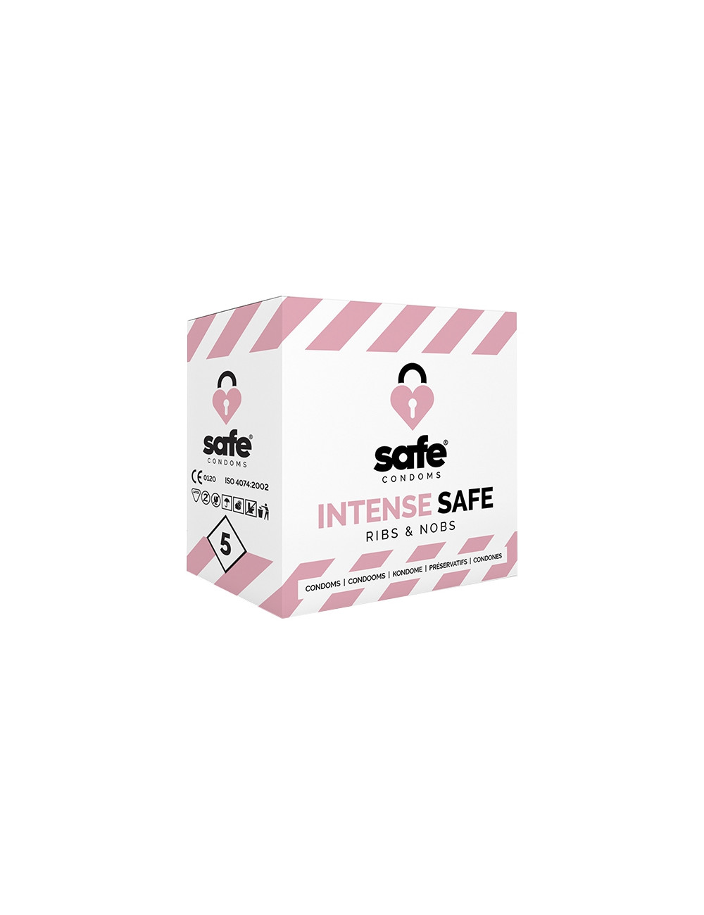 5 préservatifs Safe Intense