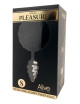 Plug métal Fluffy Twist S noir - Alive