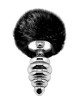Plug métal Fluffy Twist L noir - Alive