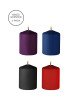 4 bougies SM parfums variés - Ouch!