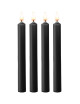 4 bougies SM noires Large - Ouch!