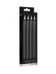 4 bougies SM noires Large - Ouch!