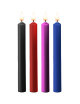 4 bougies SM colorées Large - Ouch!