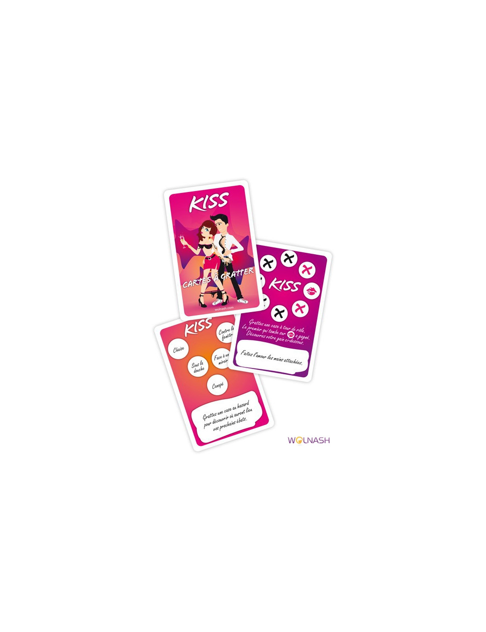 Cartes à gratter Kiss
