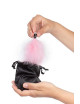 Kit poudre comestible chocolat aphrodisiaque et plumeau - Secret Play