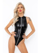 Body zippé en wetlook F294