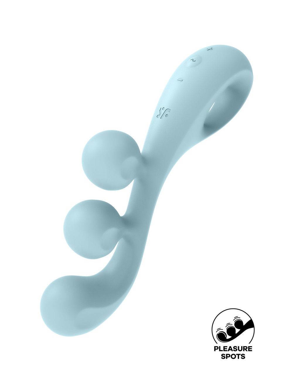 Multi-vibromasseur Tri Ball 2 bleu - Satisfyer