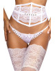 String blanc à clous dorés V-9798 - Axami
