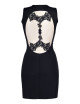 Robe noire V-9209 - Axami