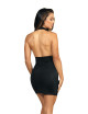 Robe noire V-9149 - Axami