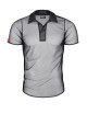 Polo en maille noire transparente - Regnes